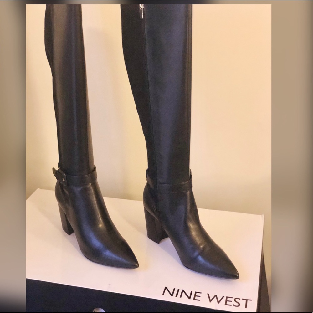 BRAND NEW; NEVER WORN Black Knee boots!